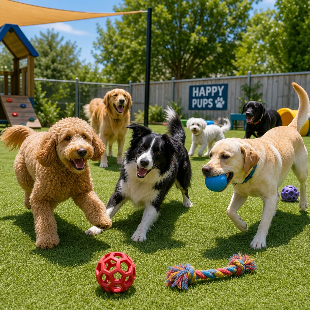 Sunny yard play