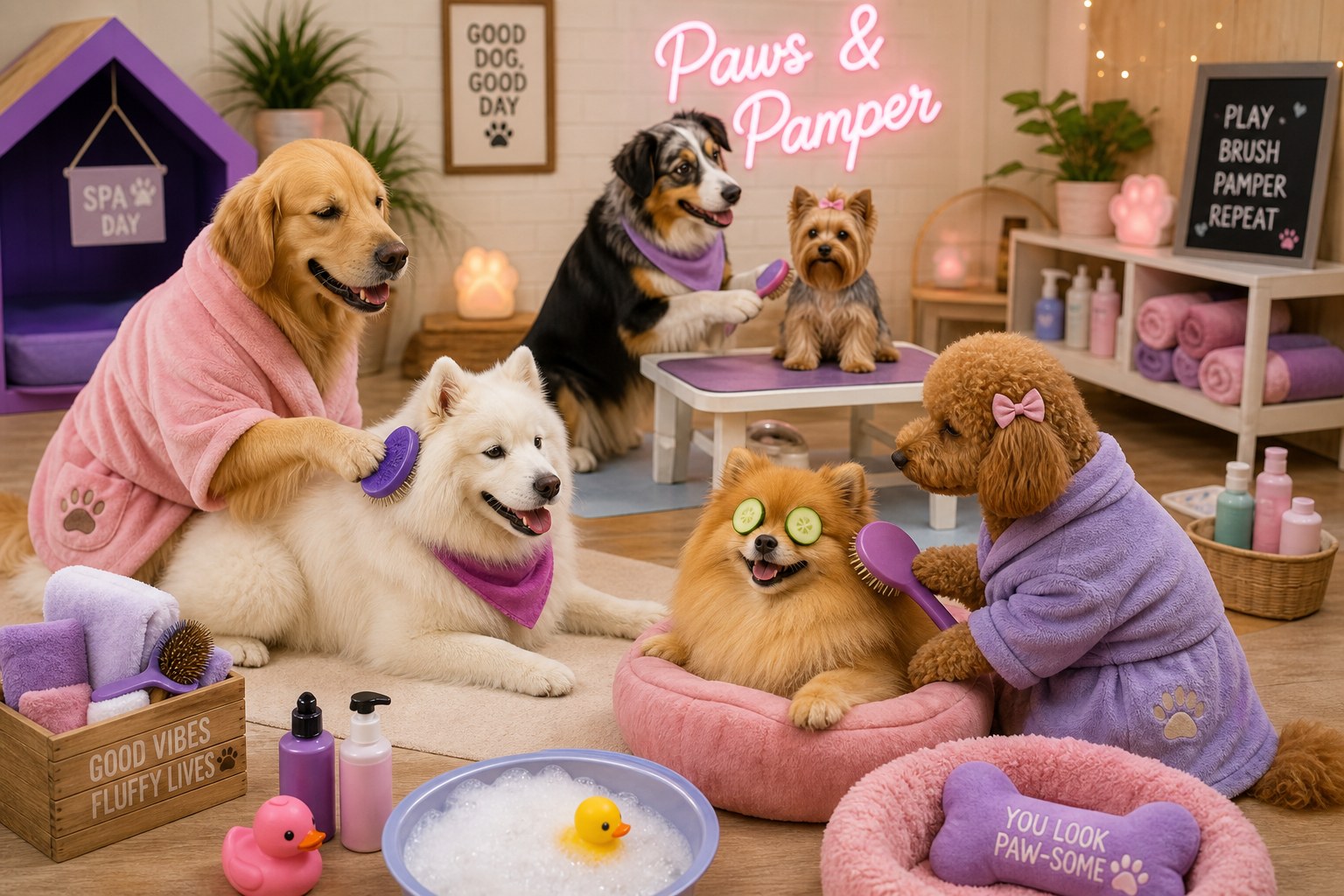 Pamper play session